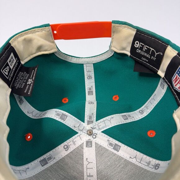 Vintage‎ Miami Dolphins New Era Collection 9fifty NFL Snapback Green - Picture 7 of 9